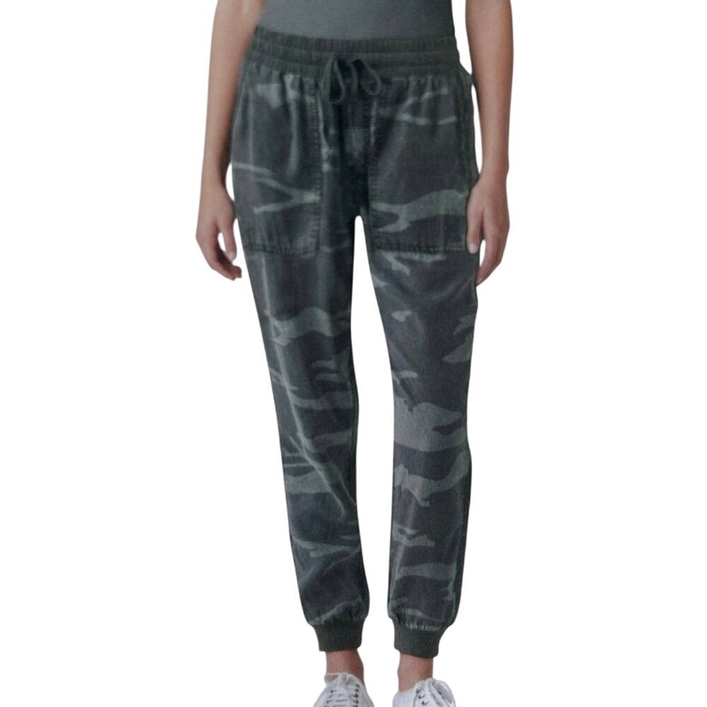 Splendid Women’s Green  Camouflage  Joggers Pants XXL